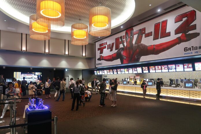 Kino TOHO Cinemas in Shinjuku, Tokio