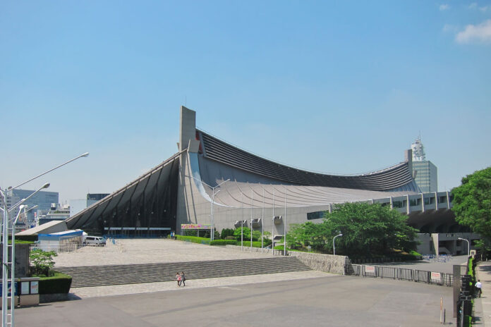 Erste Nationalsporthalle Yoyogi in Tokio