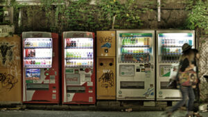 Getränkeautomaten in Shibuya, Tokio