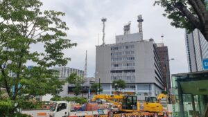 Gebäude der japanischen Wetterbehörde JMA in Tokio