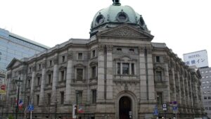 Gebäude des Geschichtsmuseums der Präfektur Kanagawa in Yokohama