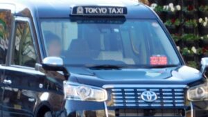 Taxi in Tokio